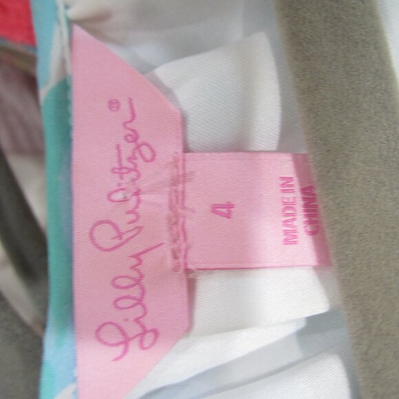 Lilly Pulitzer 4 Saria Silk Tunic Dress In A Pinch - Picture 2 of 8